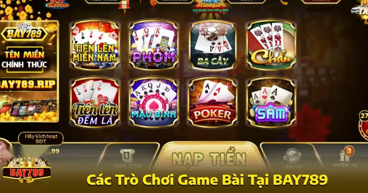 Sảnh Game Bài tại sân chơi mang đến trải nghiệm chân thực và sống động.
